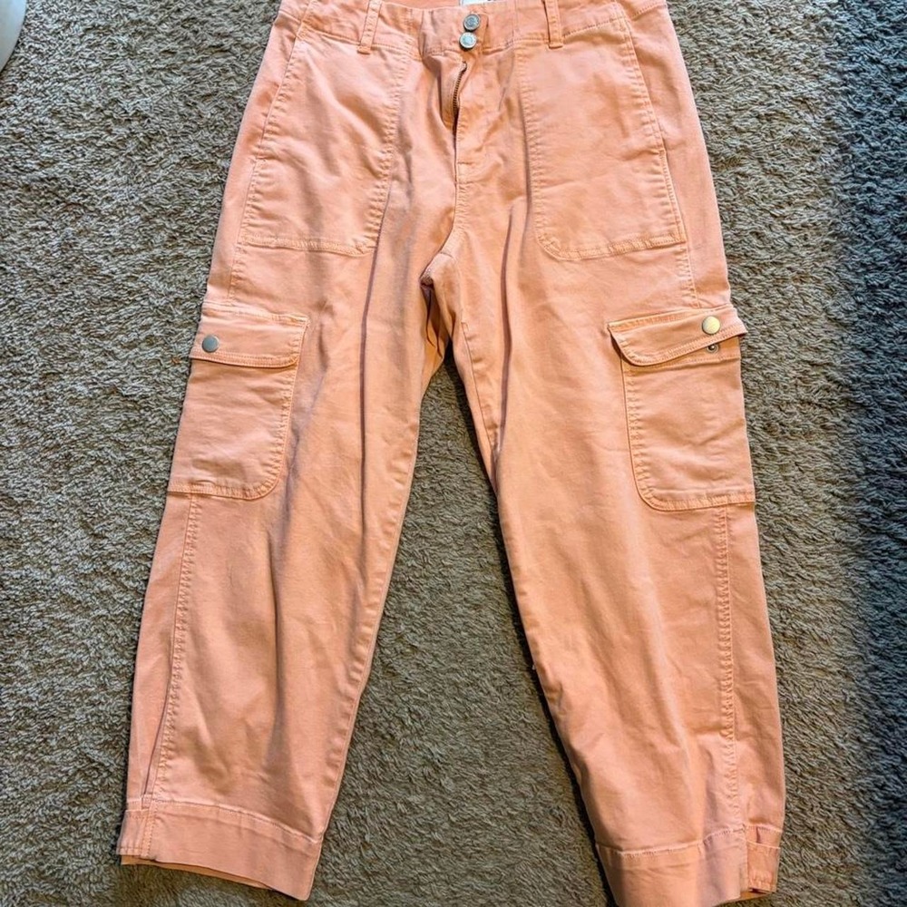 Studio Blue Peach Cargo Pants Utility Pink Tan Size 30 ESB118610BQ-APROL